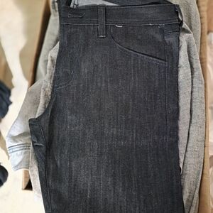 AG Adriano Goldschmied Dark Blue Straight Jeans New No Tags